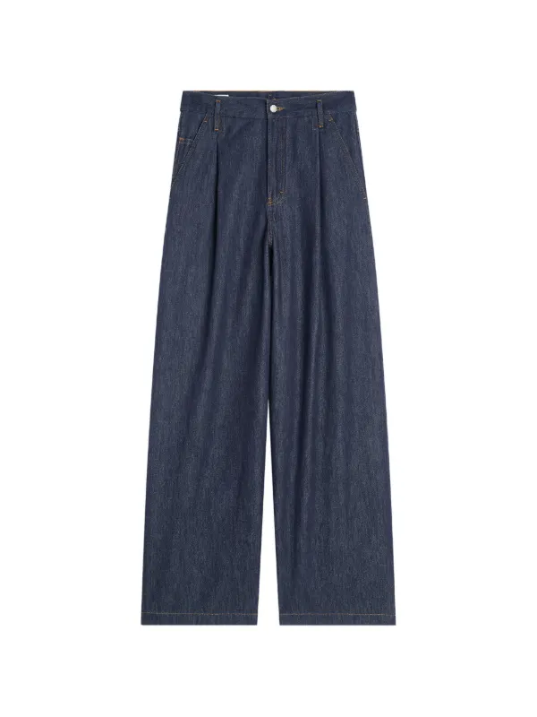 DRIES VAN NOTEN pleated jeans