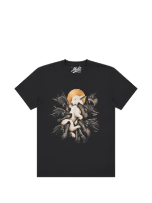 Melt graphic-print cotton T-shirt