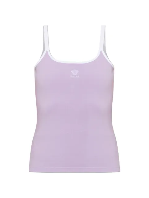 Versace logo-print tank top