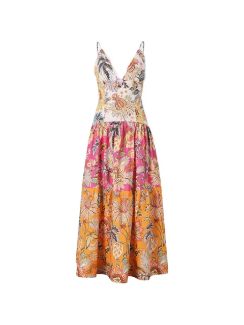 FARM Rio Ligia floral-print maxi dress