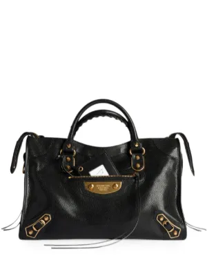 Balenciaga Le City Uptown stud-embellished leather tote bag