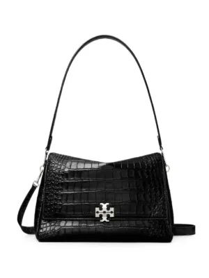 Tory Burch croc-effect logo-plaque tote bag