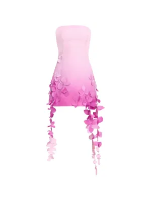 Acler Sandia floral-appliqu&eacute; mini dress