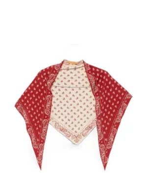 Guest In Residence paisley-print bandana scarf