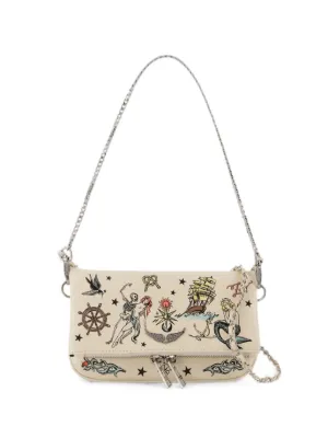 Zadig&Voltaire mini Rock tattoo clutch bag