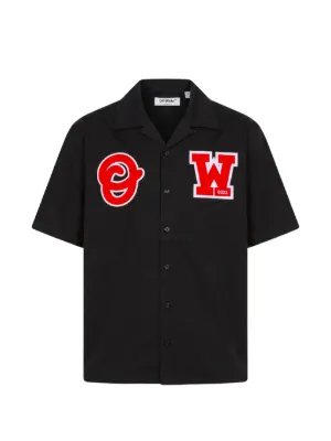 Off-White logo-print shirt