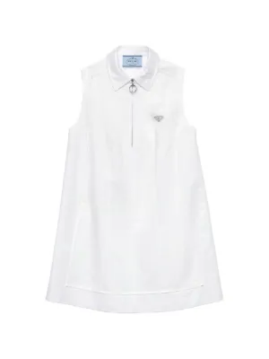 Prada chino zipper mini-dress