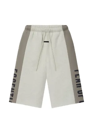 FEAR OF GOD ESSENTIALS panelled raw cut-off sweatpants