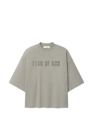 FEAR OF GOD ESSENTIALS logo-print drop-shoulder T-shirt