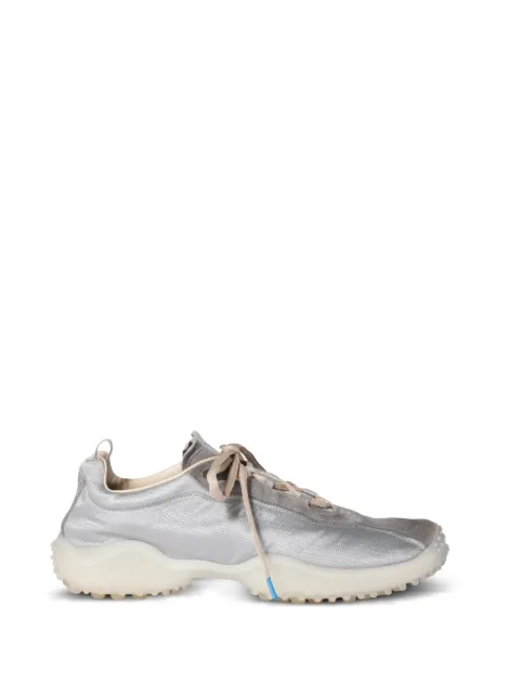 Miu Miu Bubble technical fabric and suede sneakers