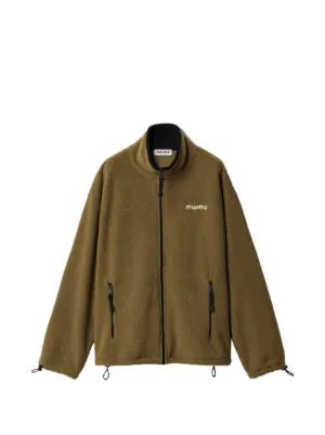 Miu Miu fleece zipper jacket