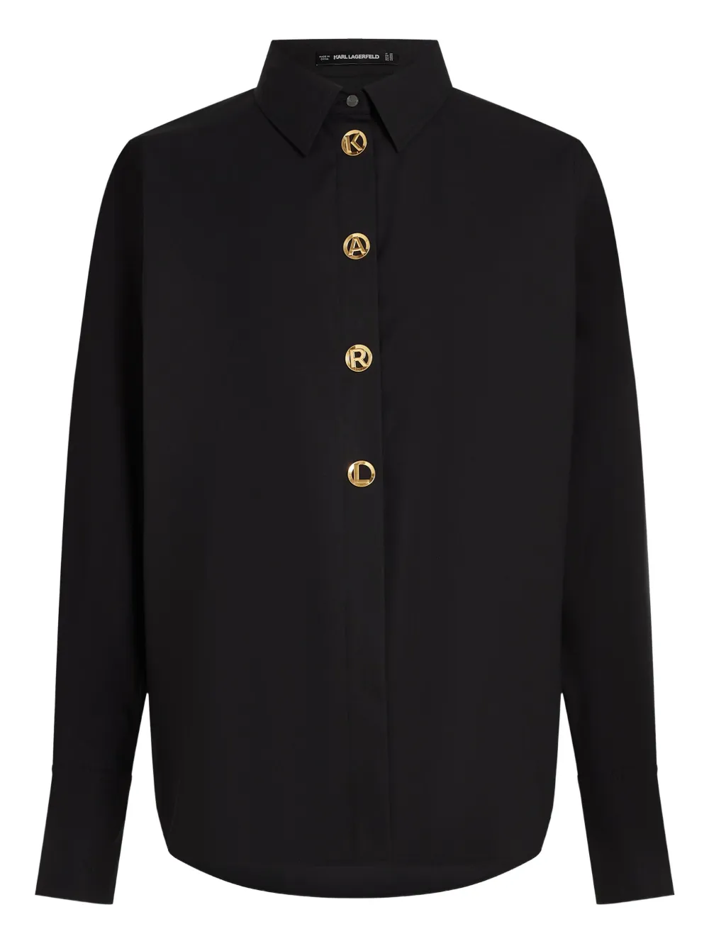Karl Lagerfeld Karl-letters-buttons shirt
