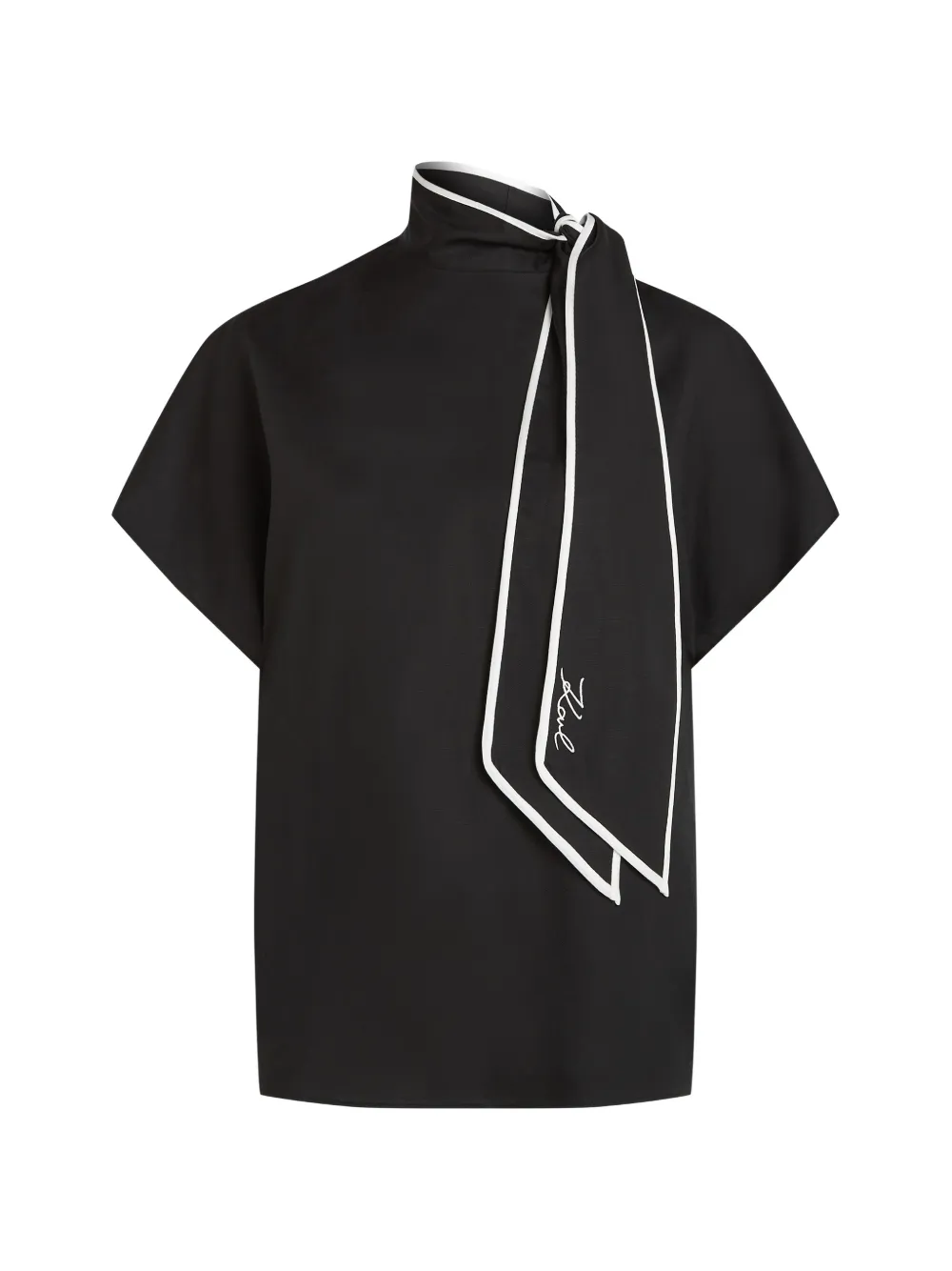 Karl Lagerfeld tie-detail blouse