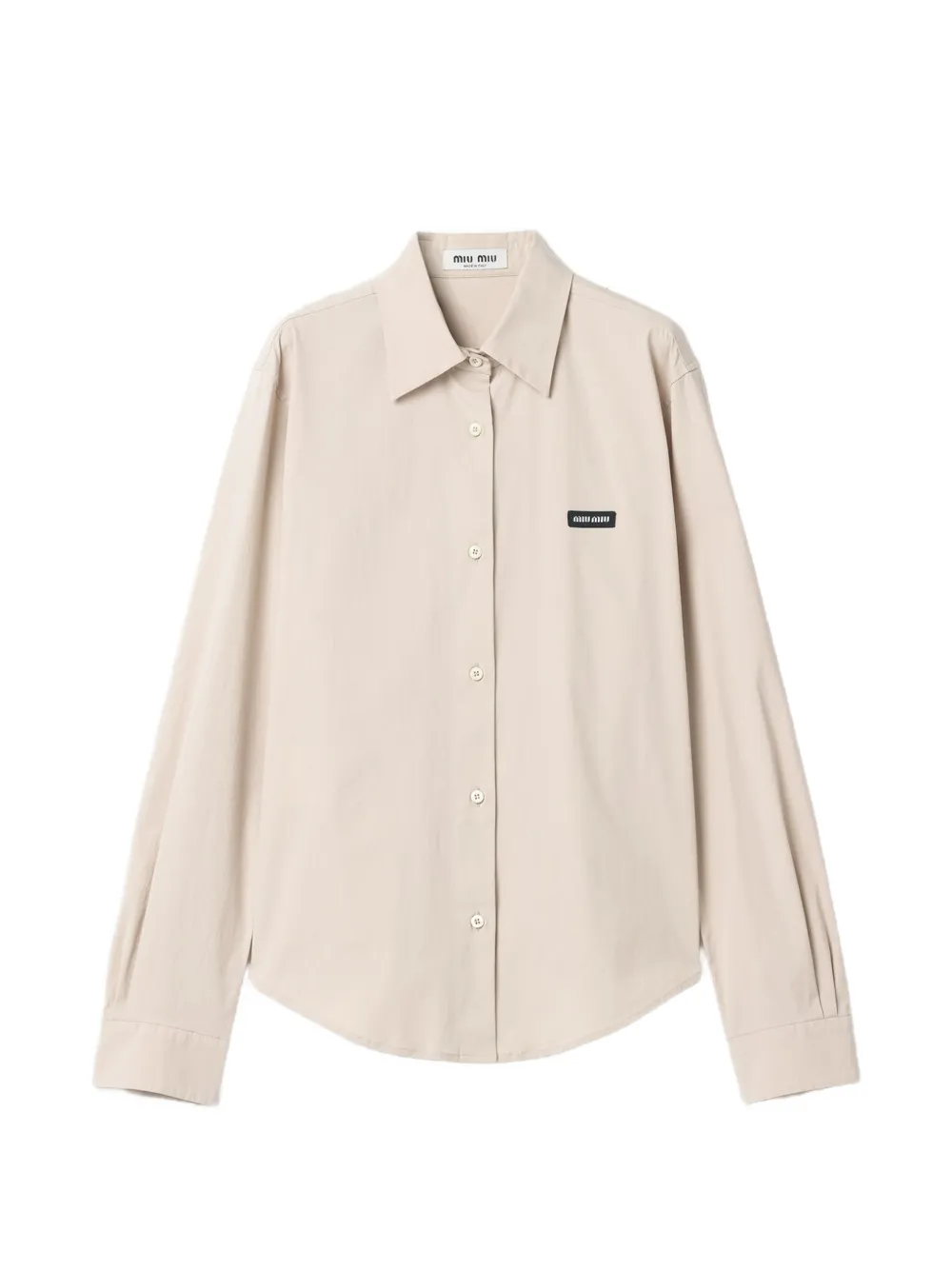 Miu Miu stretch poplin shirt