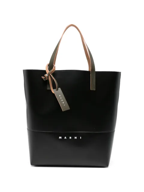 Marni black open shopper with Marni tag