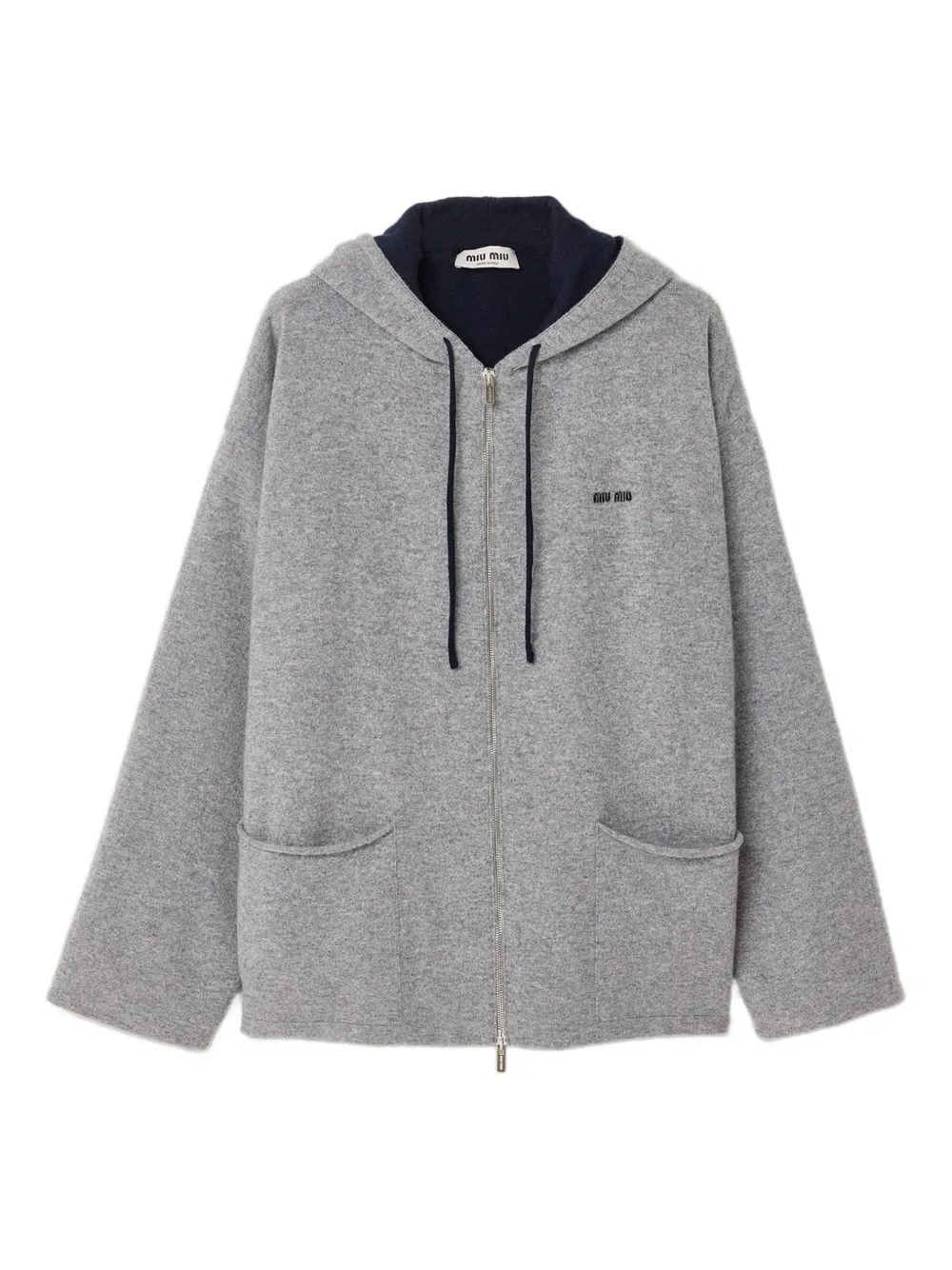 Miu Miu cashmere cardigan hoodie