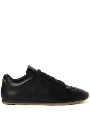 Miu Miu Plume leather sneakers