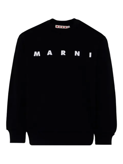 Marni Kids logo-printed sweatshirt