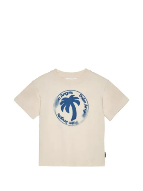 Palm Angels Kids palm tree print t-shirt