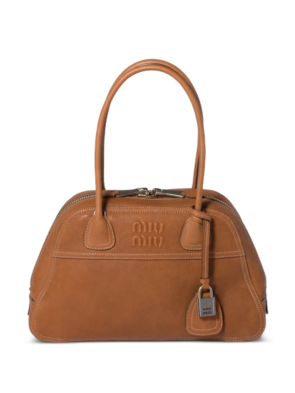 Miu Miu Vivant logo-embossed tote bag