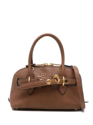 Miu Miu Aventure mini nappa leather bag