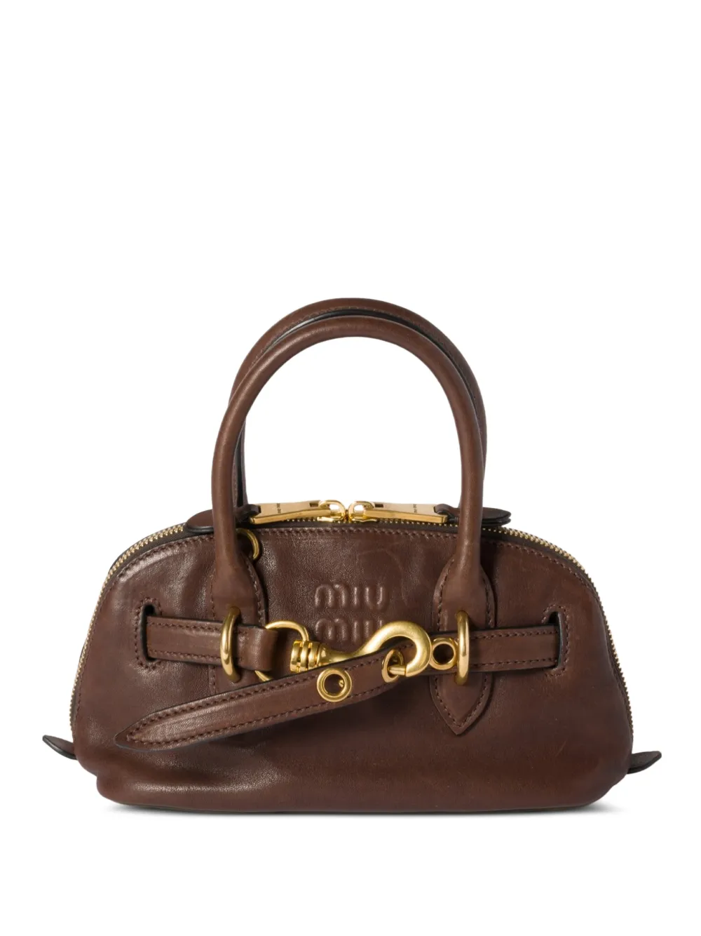 Miu Miu Aventure mini nappa leather bag