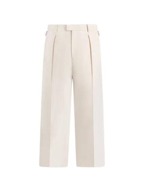 Manière De Voir Dorian linen pleated tailored trousers