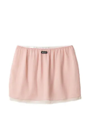 Miu Miu chiffon miniskirt