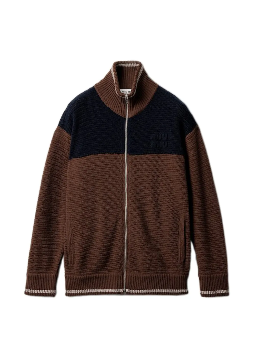 Miu Miu cashmere zipper cardigan