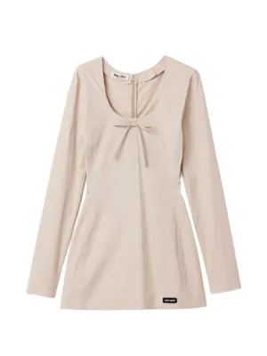 Miu Miu stretch poplin mini-dress