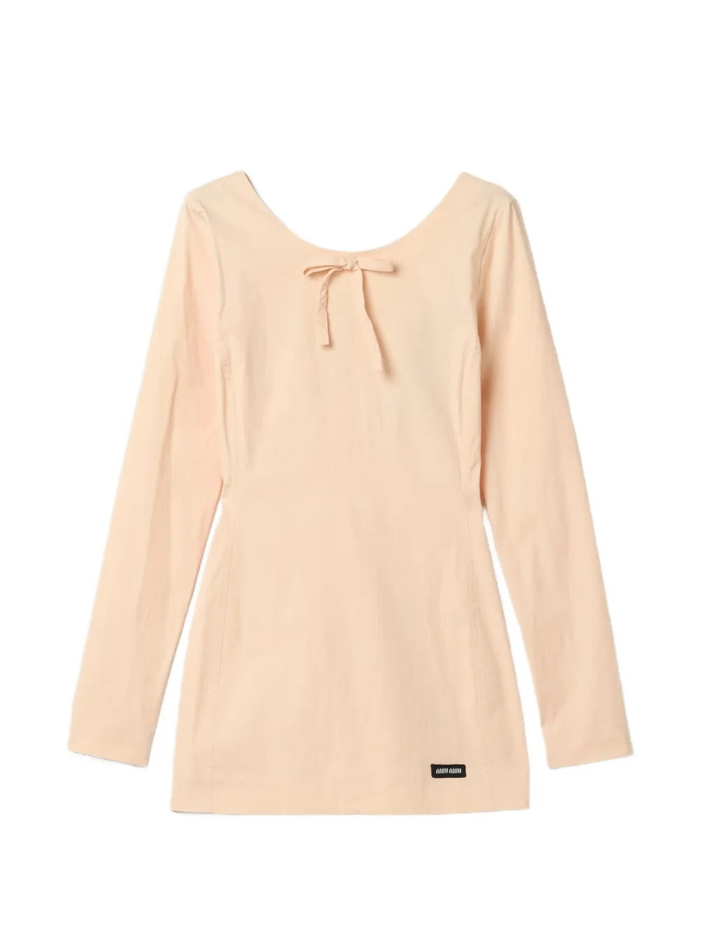Miu Miu stretch poplin mini-dress