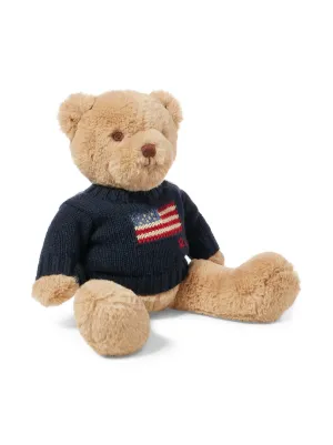 POLO RALPH LAUREN KIDS Small Flag-Jumper polo bear