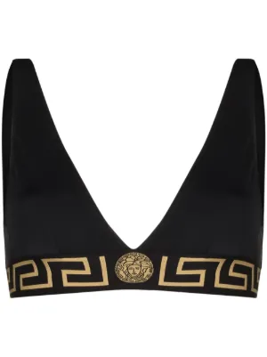 Versace Greca Border bikini top