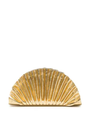 Cult Gaia Nala shell-detail mini clutch