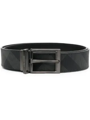 Burberry reversible Check belt