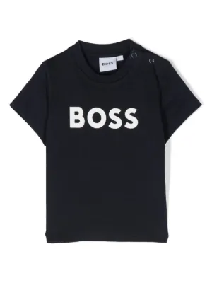 BOSS Kidswear logo-print cotton T-Shirt 