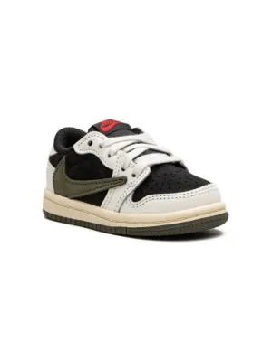 Jordan Kids Air Jordan 1 Low "Travis Scott - Olive" sneakers
