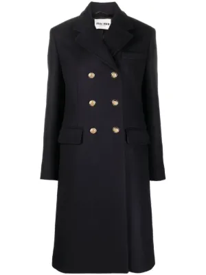Miu Miu double-breasted wool coat