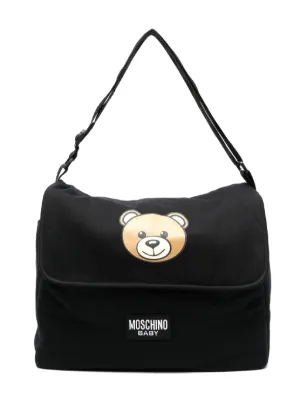 Moschino Kids Teddy Bear cotton diaper bag