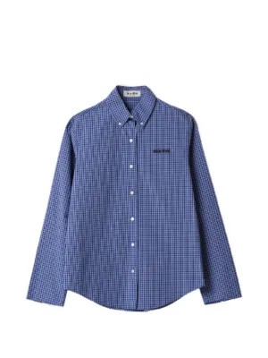 Miu Miu checked shirt