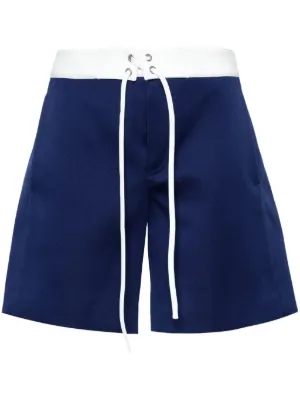 Miu Miu colour-block shorts