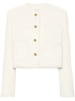 Miu Miu single-breasted tweed jacket