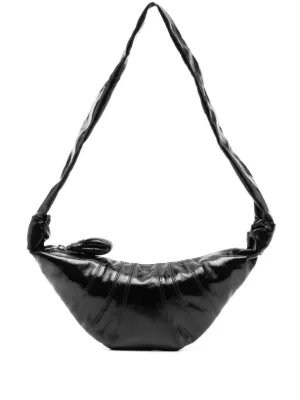 LEMAIRE medium Croissant bag in coated cotton