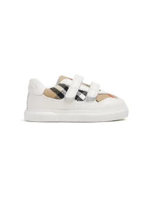 Burberry Kids Touch-strap sneakers 