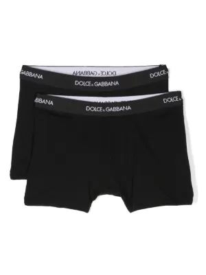 Dolce & Gabbana Kids logo-waistband boxers (set of two)