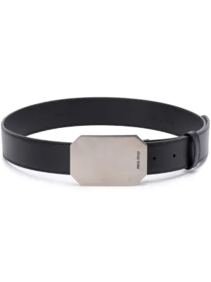 Miu Miu buckle-fastening leather belt