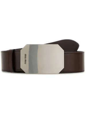 Miu Miu leather belt