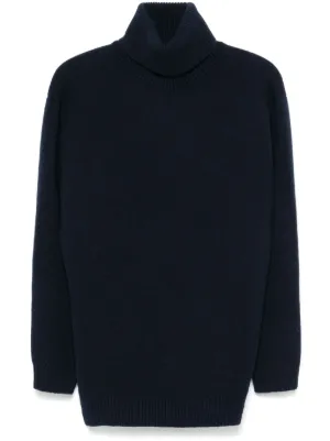 Miu Miu intarsia-knit logo sweater