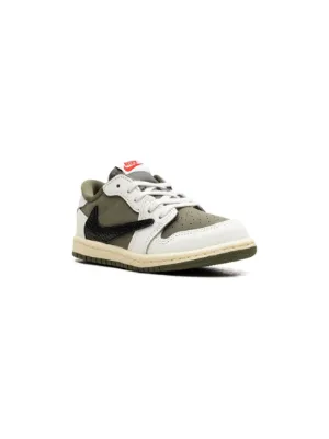 Jordan Kids x Travis Scott Air Jordan 1 Retro Low OG "Medium Olive" sneakers