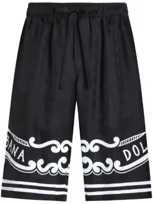 Dolce & Gabbana logo-print bermuda shorts